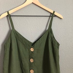 Olive Linen Camisole